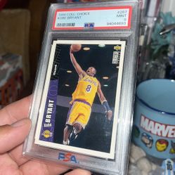 1996 upper deck Collectors Choice Kobe Bryant PSA 9 near mint condition