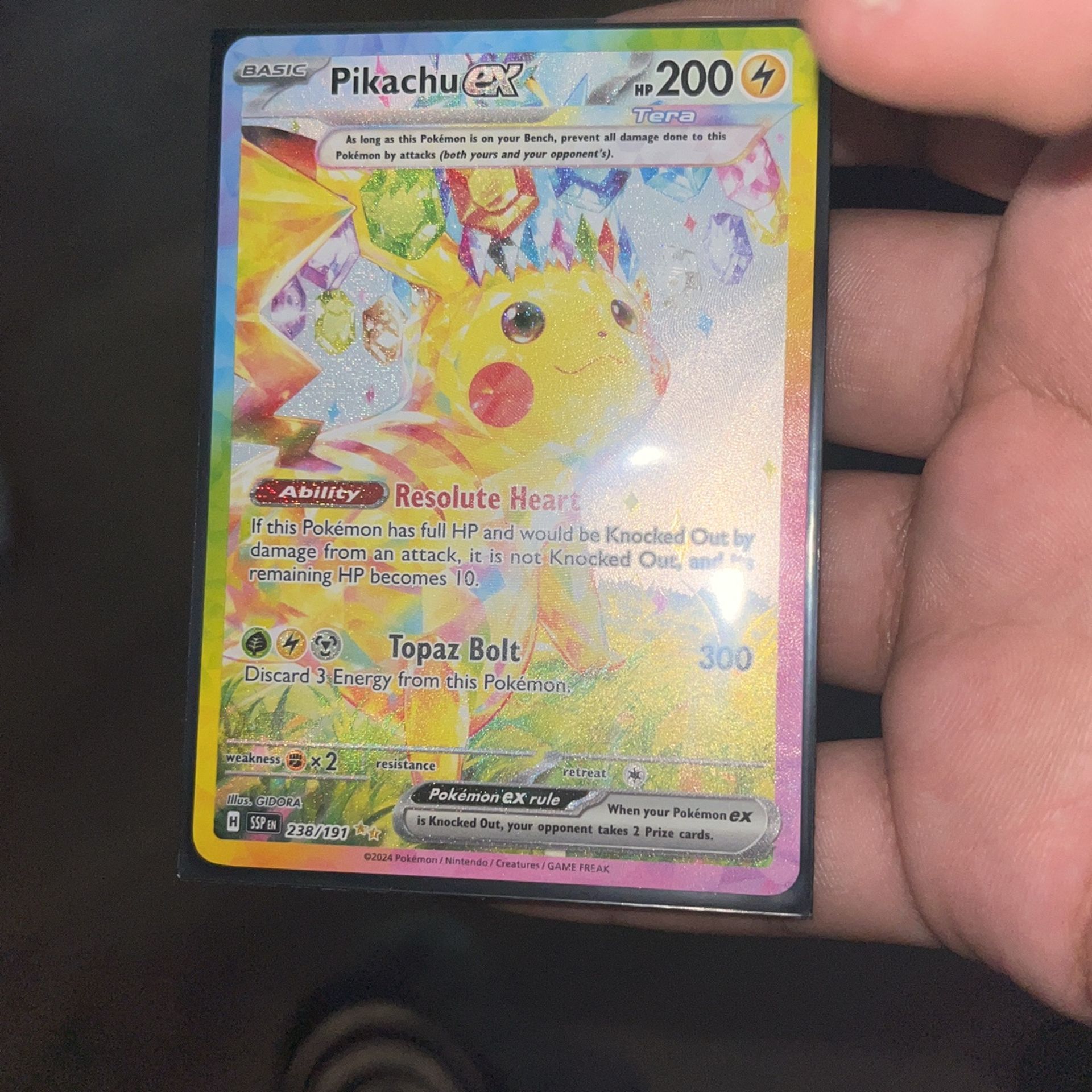 Pikachu ex Surging Skies