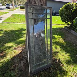 Vintage window pane