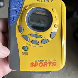 Walkman Sportsman cassette Player