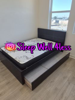 New twin full bed