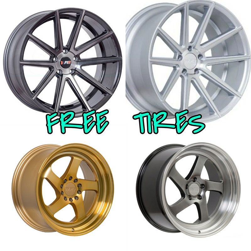 HOLIDAY SALE :BUY RIMS GET FREE TIRES! NO CREDIT CHECK/ ONLY $50 DOWN PAYMENT