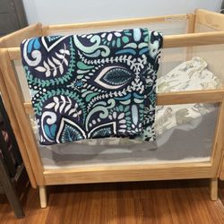 Mini Crib Wood 