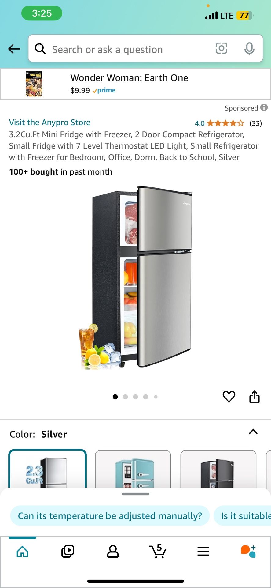 Brand New Never Opened Mini Fridge