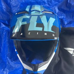 Motorcycle Helmet Fly  Racing With Cover Size  2x