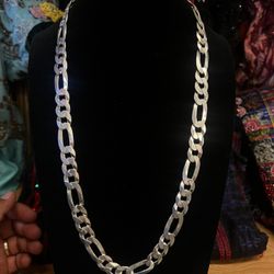 925 10 mm Figaro Chain 