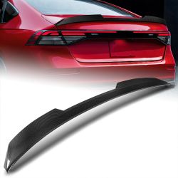 For 2023-2026 Honda Accord W-Power Carbon Painted Duckbill Rear Trunk Spoiler -(2-SP-9102-APCF