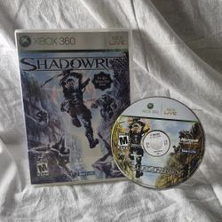 Shadowrun Xbox 360 (Microsoft, 2007) Case And Game Disc Only