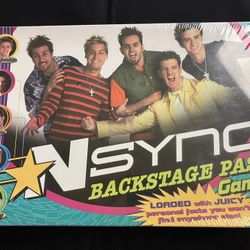 *NSYNC backstage Pass Board Game Brand New Sealed 