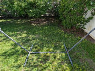 Metal hammock stand
