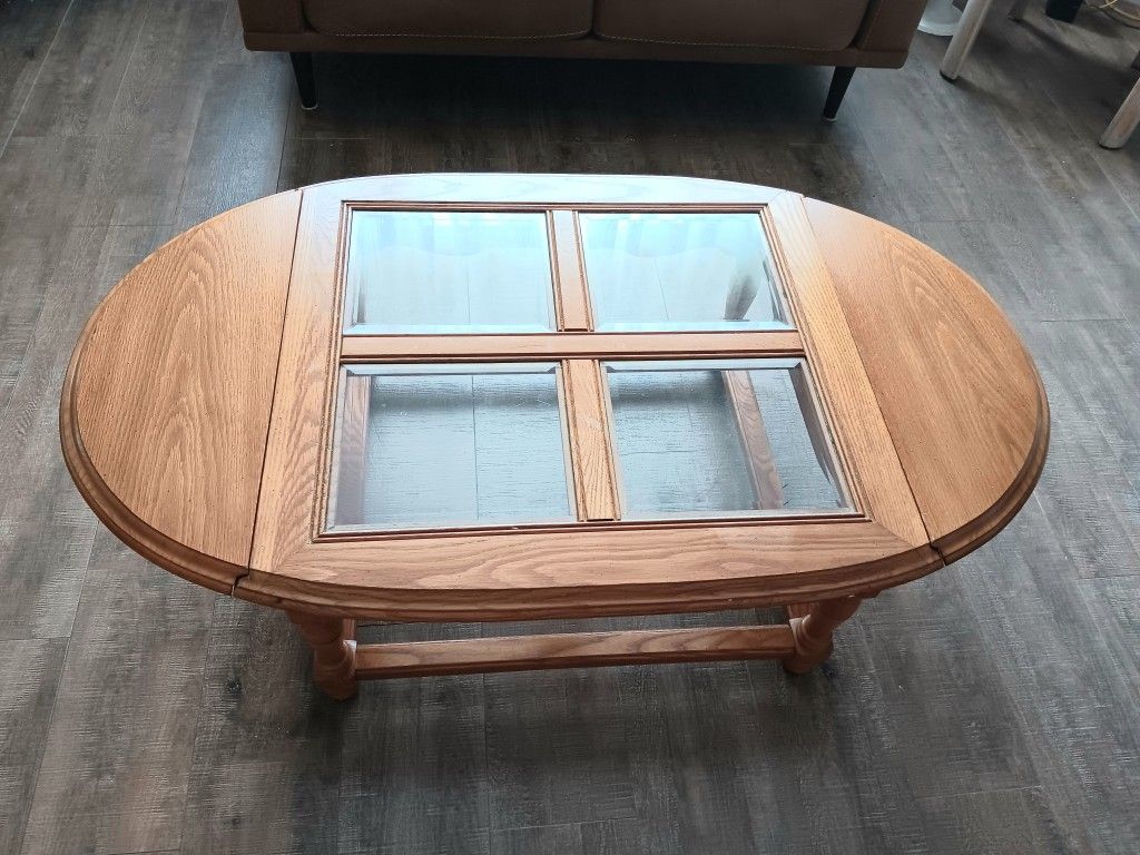 VINTAGE COFFEE TABLE, SOLID WOOD