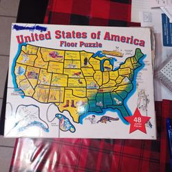 Puzzle Of The USA Jumbo Pieces 