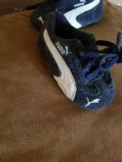 Baby Pumas shoes size 2