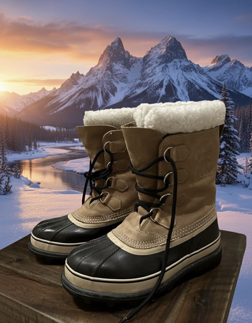 Like New! SOREL Men's Caribou Winter Boots - Size 9 - $95