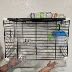 Clear Hamster Cage