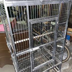 Large Bird Cage With Play Top