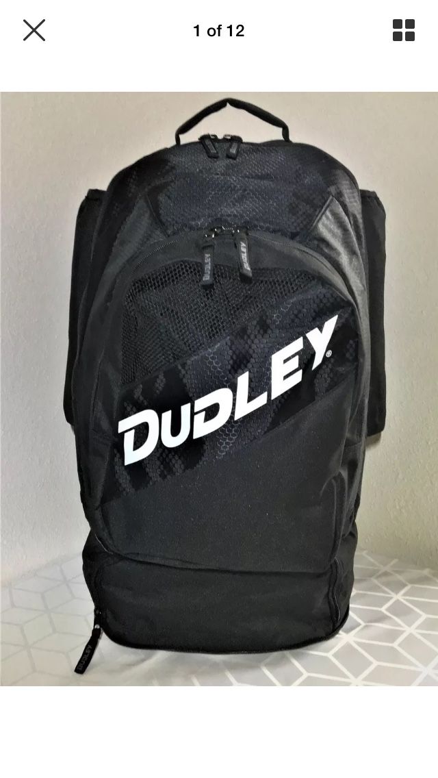 NEW Dudley 2 Bat Baseball Softball Backpack