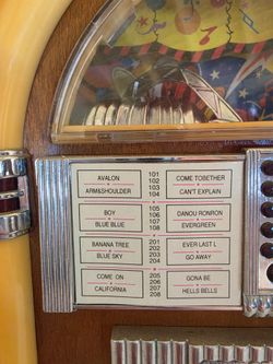 Old cassette player jukebox