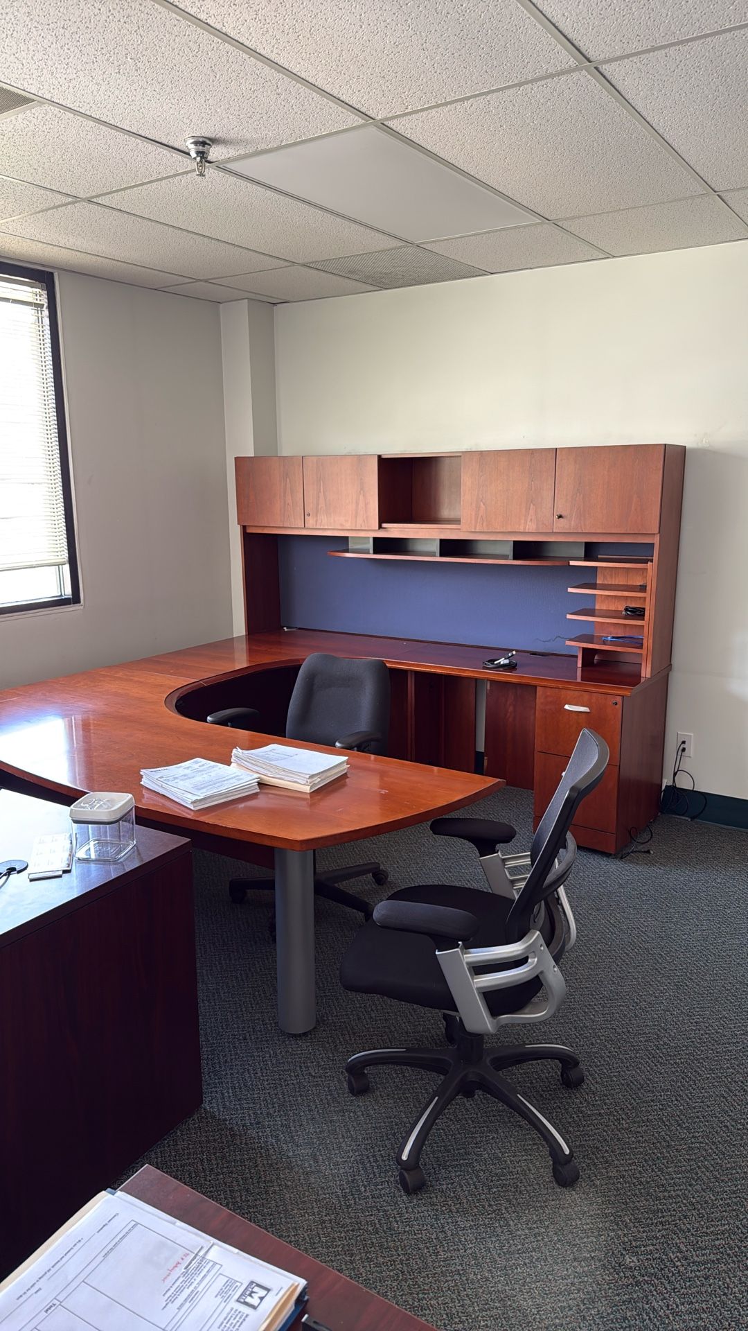 Heavy Wood Office Table