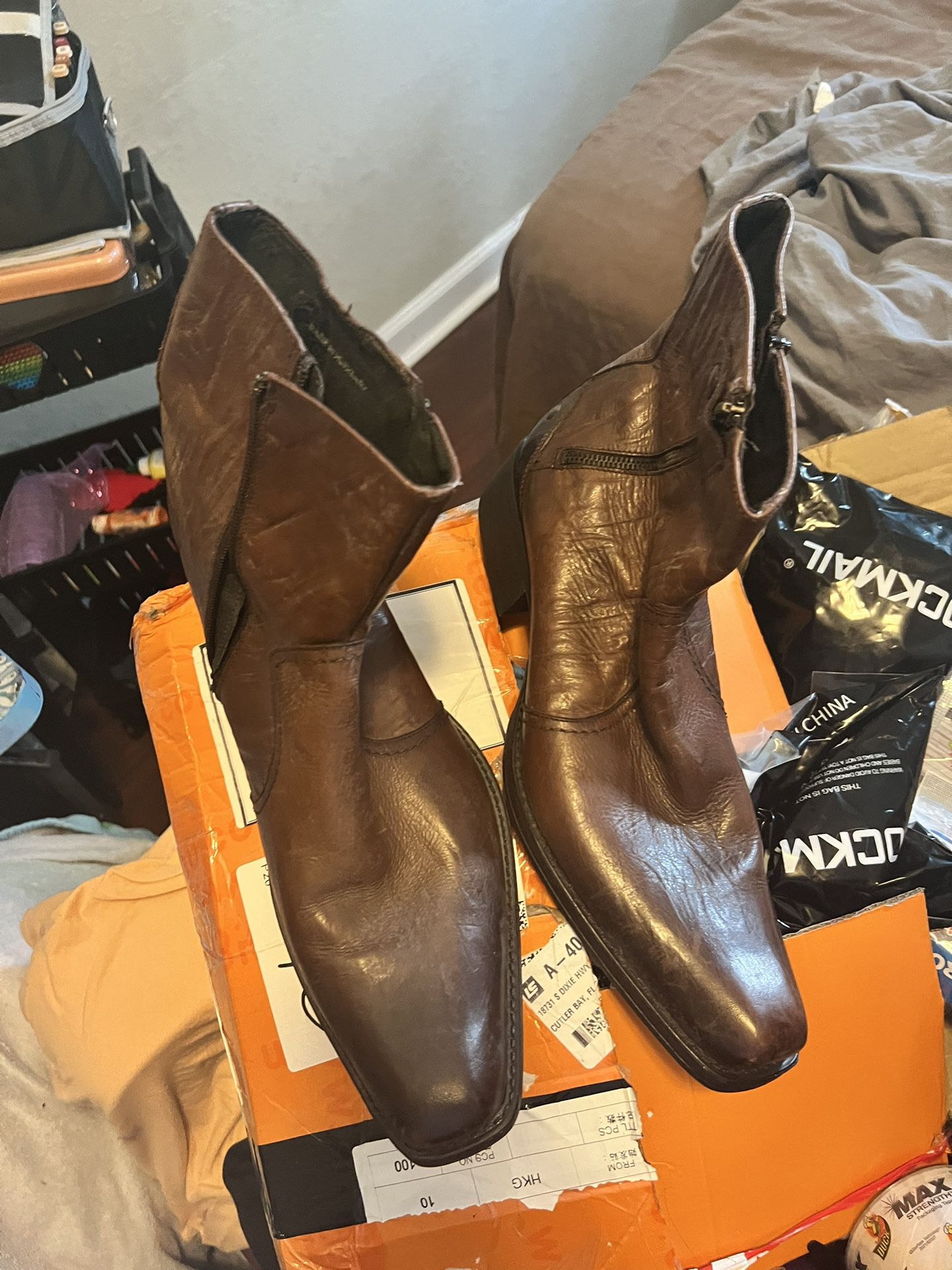 sæt rolige spil Mens Aldo Brand Boots Size 13 Brown for Sale in Miami, FL - OfferUp
