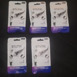 Phone chargers Cables