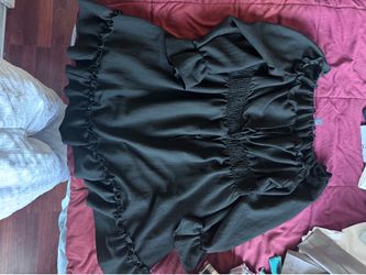 Black Ruffle Dress
