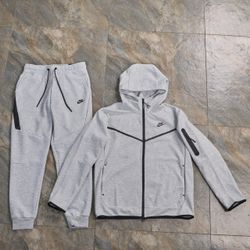 Nike Tech Fleece Tracksuit Set Grey