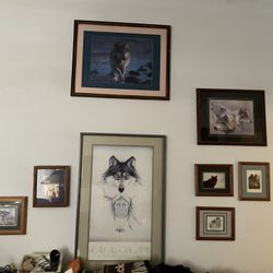 Wolf Art Wall