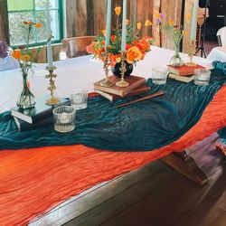 Burnt Orange Table Runners