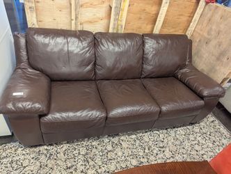 Leather couch