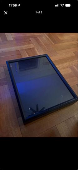 Black Frame Shadow Box Display Case