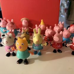 Pepper pig toy lot