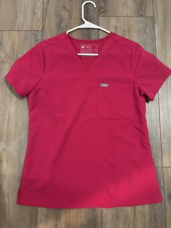 💖 XS "Ultra Rose" Catarina Figs Scrub Top