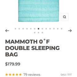Teton Sports Mammoth 0°F Sleeping Bag (Double)