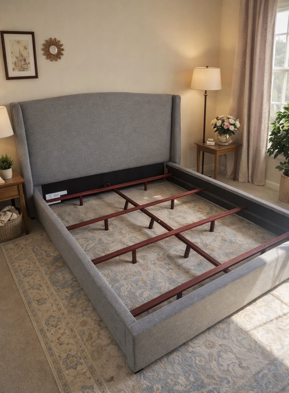 Saatva Minori, King, Pewter Linen (in box) (picture from reviews) ❤️