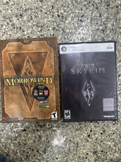 The Elder Scrolls games 1 and 2 for PC DVD