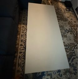 White coffee table