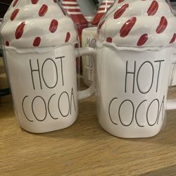 Set Of Two Hot Cocoa Mugs