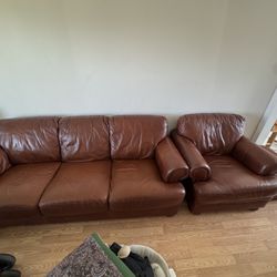 Leather sofas 