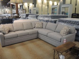 3-Piece Sleeper Sectional — Jonathan Louis (Light Gray)