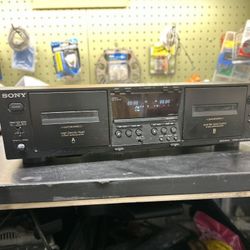 Vintage Sony dual tape tech model TC – WE 475