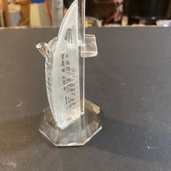 Dubai Burj Al Arab Hotel Glass Sculpture