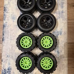 Rc Car Wheels/tires 12mm Hex