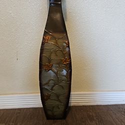 24 inch metal vase.