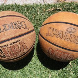 2 basketballs.