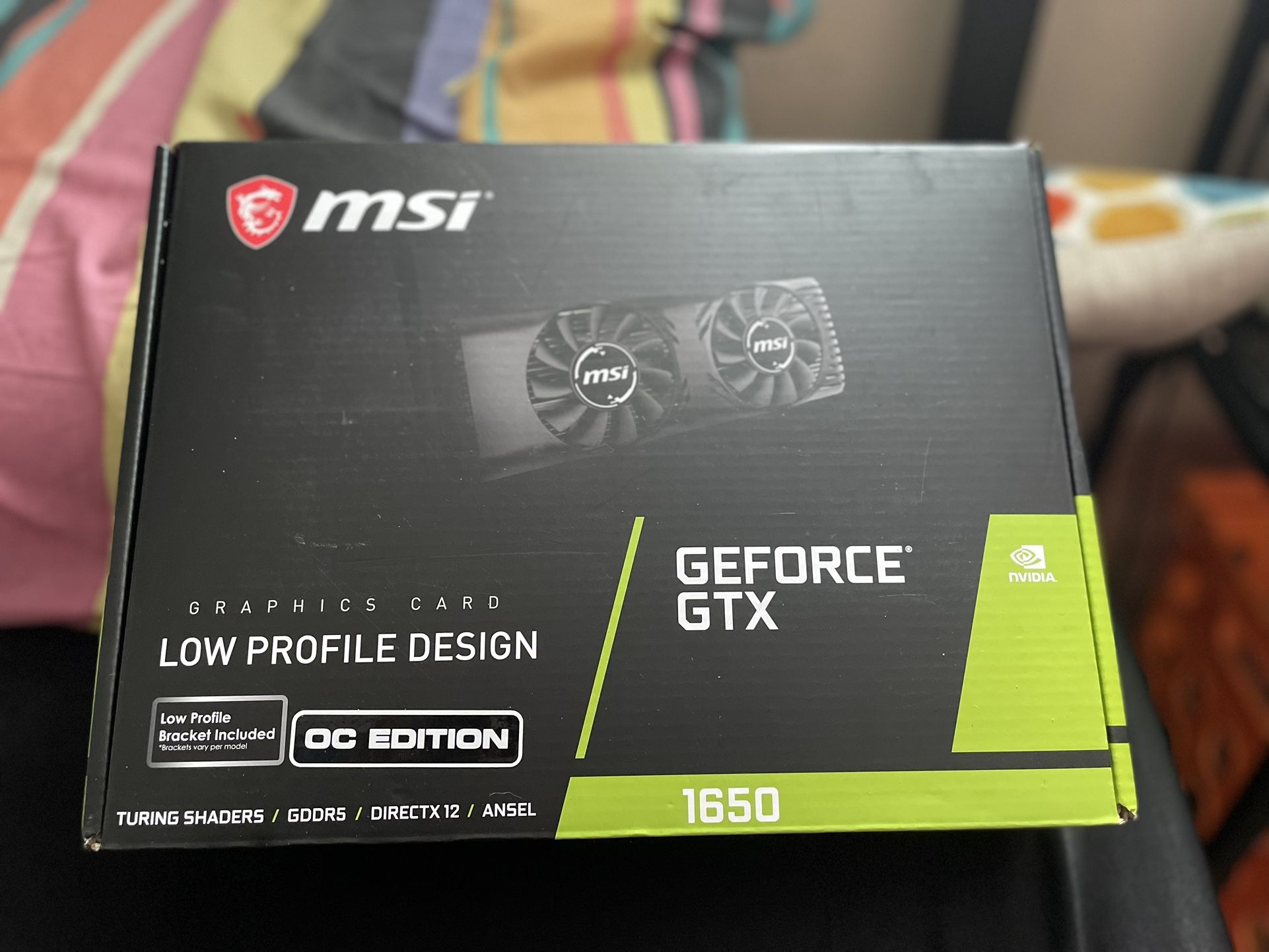 MSI GeForce GTX 1650 Low Profile Design