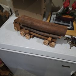 Wooden Logging Truck