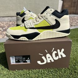 Air Jordan Jumpman Jack TR Travis Scott Bright Cactus NEW/SNKRS RECEIPT SIZE: 11.5 $310 FIRM ONLY!