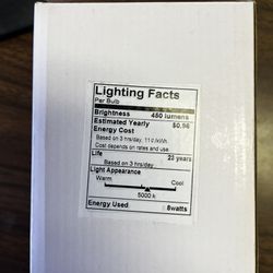 G 25 Led Bulb 450 Lumens (10)