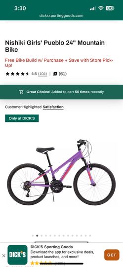 Nishiki Girls' Pueblo 24" Mountain Bike